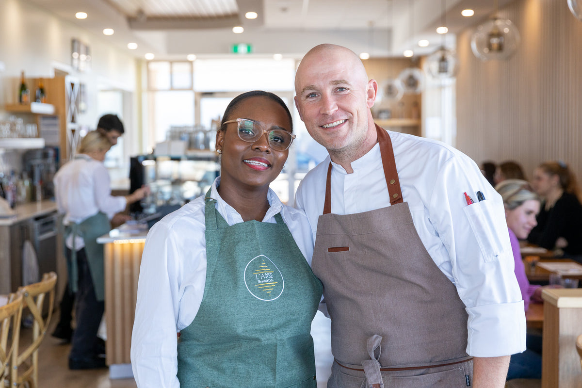 The L'Anse French Café team inside the café in Port Lincoln
