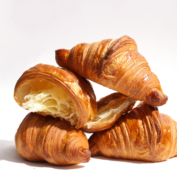 Freshly baked croissants at L'Anse French Café