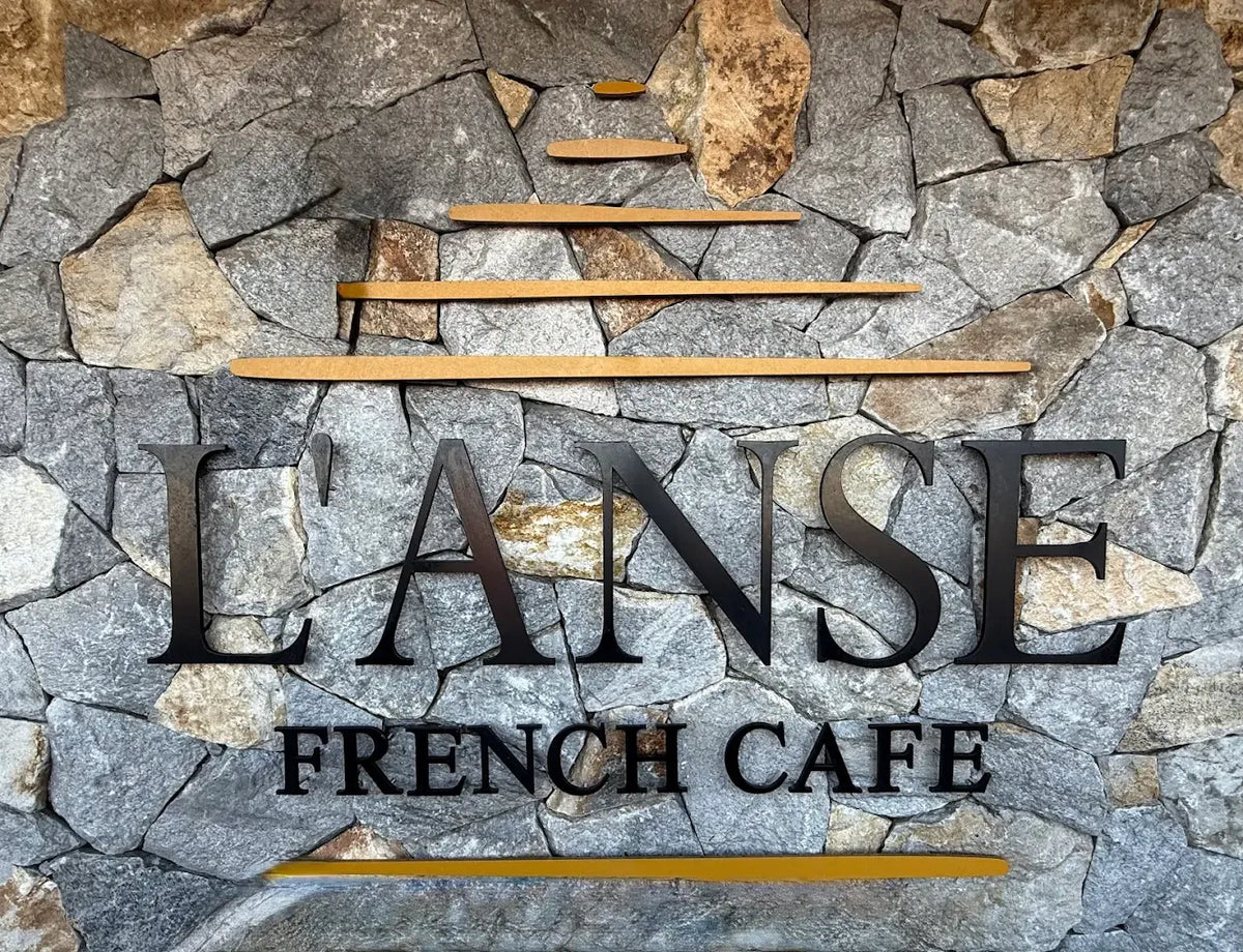 L'Anse French Café sign in Port Lincoln